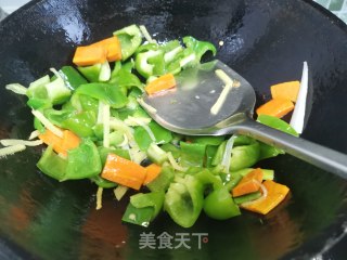 黑椒牛肉粒的做法步骤：6