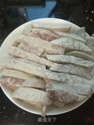 肉沫浇芋头的做法步骤：2