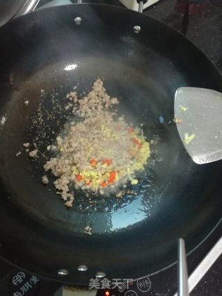肉沫浇芋头的做法步骤：7