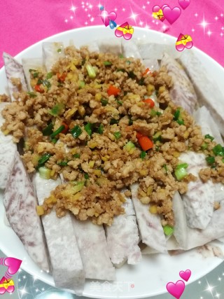 肉沫浇芋头的做法步骤：13