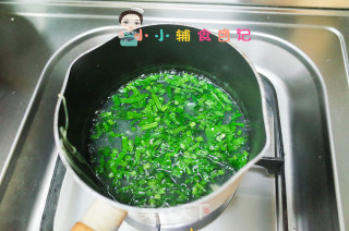 10个月以上青菜豆腐鸡蛋面的做法步骤：7