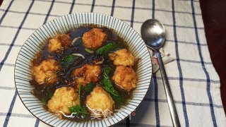 萝卜丸子汤的做法步骤：6