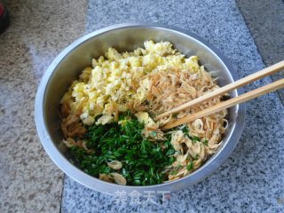 素馅三鲜盒子的做法步骤：5