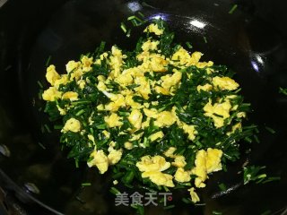 韭菜炒鸡蛋的做法步骤：6