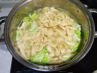 火锅羊肉面的做法步骤：7