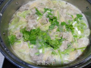 火锅羊肉面的做法步骤：9