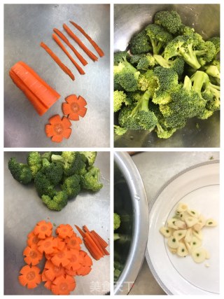 西兰花肥牛饭的做法步骤：2
