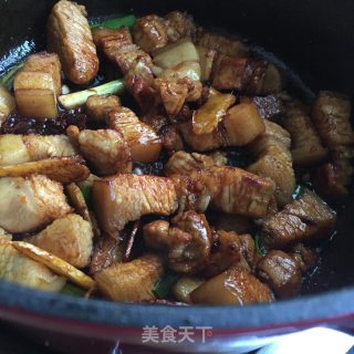 红烧肉炖豆腐的做法步骤：6