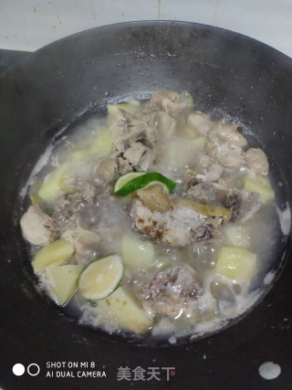 清炖鸡肉的做法步骤：5