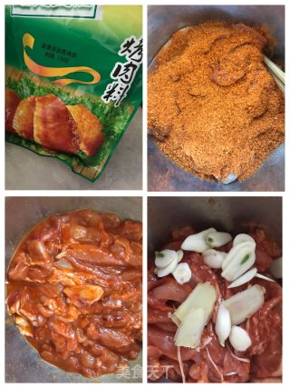 新奥尔良鸡腿堡的做法步骤：2