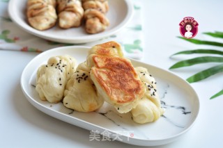 生煎双味花卷的做法步骤：13