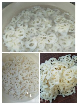 糖醋藕片的做法步骤：3