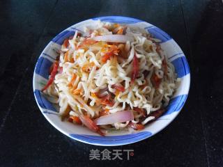 早餐炒面的做法步骤：8
