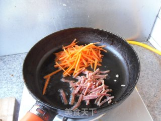 咸火腿炒面的做法步骤：7