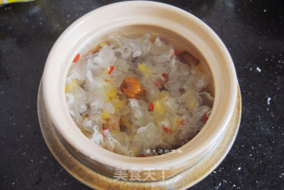 芒果桃胶银耳羹的做法步骤：6