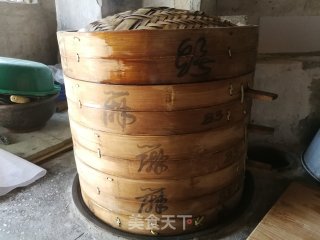 南瓜紫薯花朵馒头的做法步骤：10