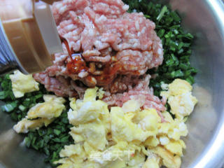 韭菜鸡蛋肉馅饺子的做法步骤：8