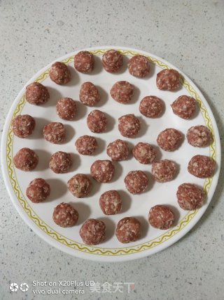 爱心羊肉丸子的做法步骤：9