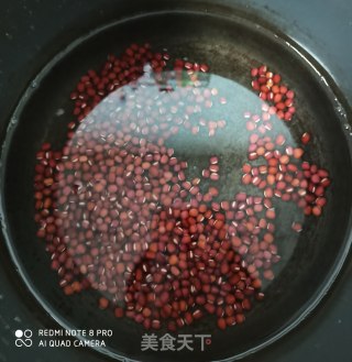 红豆山药汤的做法步骤：2