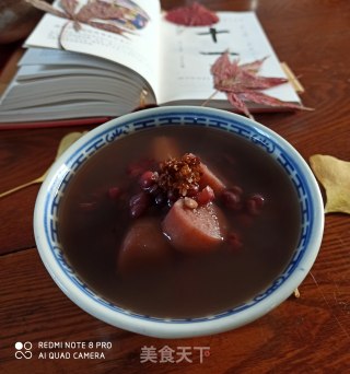 红豆山药汤的做法步骤：6