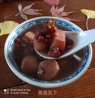 红豆山药汤的做法步骤：7