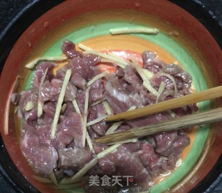 野葱炒牛肉的做法步骤：6