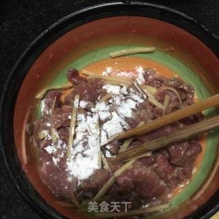 野葱炒牛肉的做法步骤：7