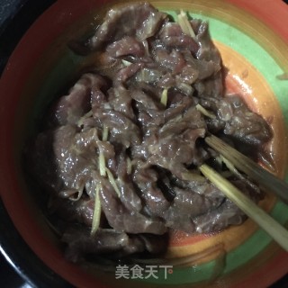 野葱炒牛肉的做法步骤：8
