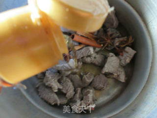 茭白烧牛肉的做法步骤：5
