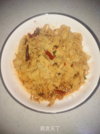 香辣水煮千张的做法步骤：12