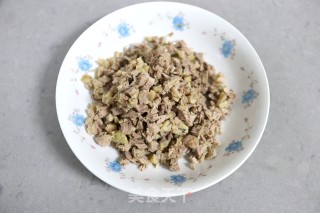 老鸭肉辣椒粉丝饺子的做法步骤：3