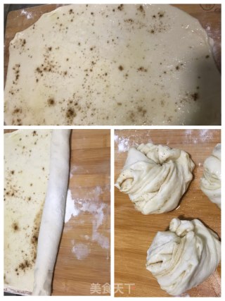 蒸花卷的做法步骤：4
