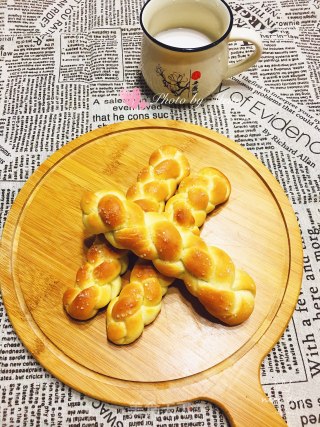 糖霜麻花面包的做法步骤：14