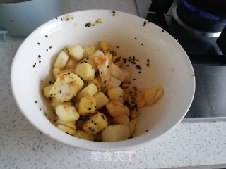 时蔬炒馒头的做法步骤：5