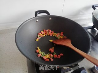 时蔬炒馒头的做法步骤：6