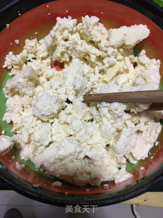 鸡刨豆腐的做法步骤：2