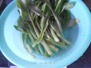 蒜蓉菜心的做法步骤：2