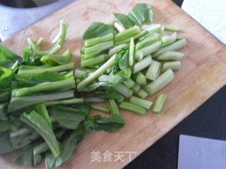 蒜蓉菜心的做法步骤：3