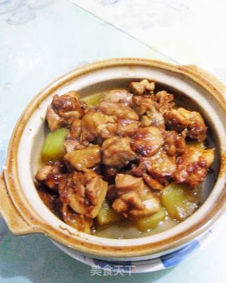 砂锅焗南瓜鸡的做法步骤：13