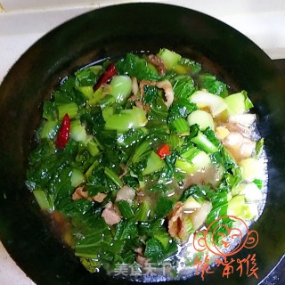 肉炖小白菜的做法步骤：8