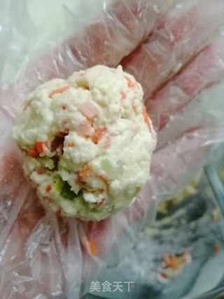 豆腐蔬菜饼的做法步骤：5
