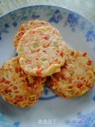 豆腐蔬菜饼的做法步骤：7
