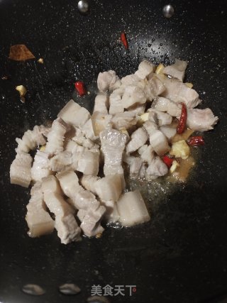 干笋红烧肉的做法步骤：4