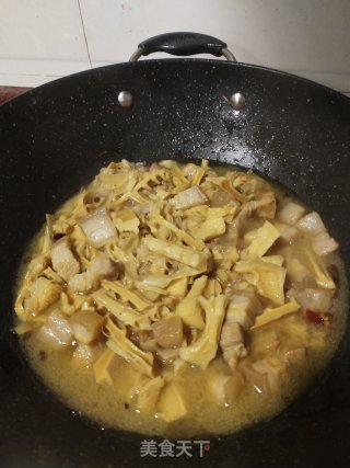 干笋红烧肉的做法步骤：11