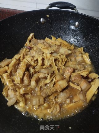干笋红烧肉的做法步骤：12