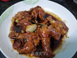 三杯鸡翅根的做法步骤：8