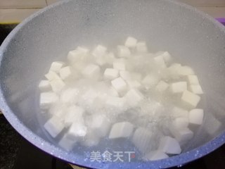 秋葵豆腐羹的做法步骤：4
