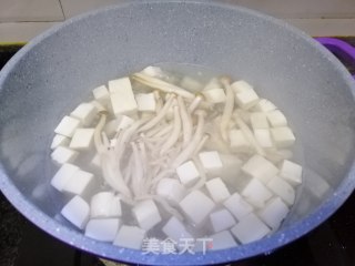秋葵豆腐羹的做法步骤：5