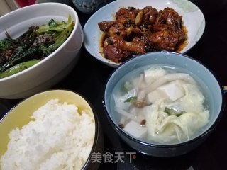 秋葵豆腐羹的做法步骤：8