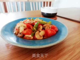 茄汁蘑菇的做法步骤：7